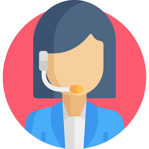 telemarketer Detailed Flat Circular Flat icon