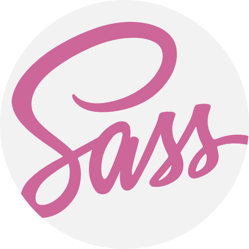 sass Detailed Flat Circular Flat ikona
