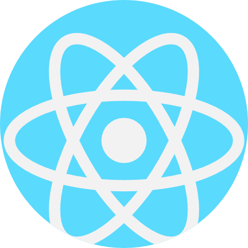 React Detailed Flat Circular Flat icon