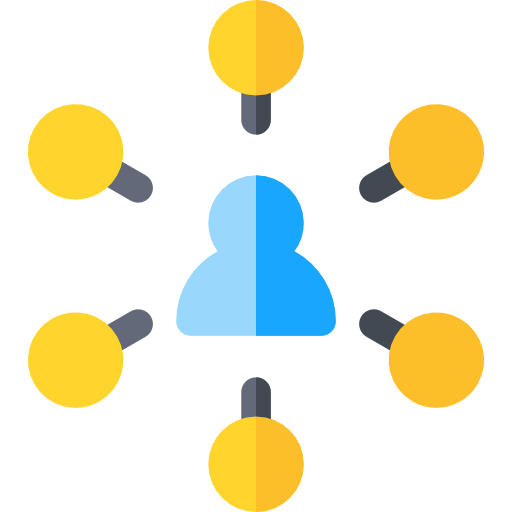 Network Basic Rounded Flat icon