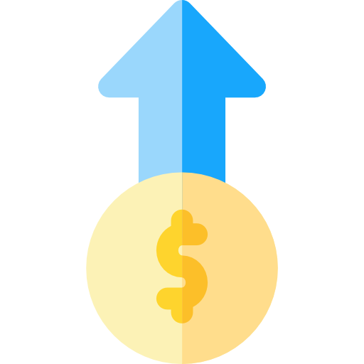 Profits Basic Rounded Flat icon