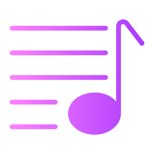 Playlist Generic Flat Gradient icon