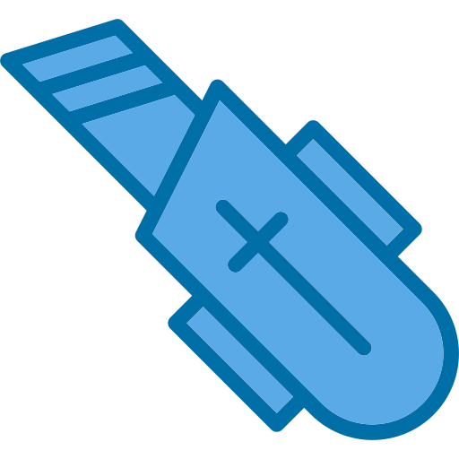 cuchillo de uso Generic Blue icono