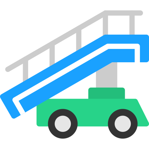 flugzeugtreppe Generic Flat icon