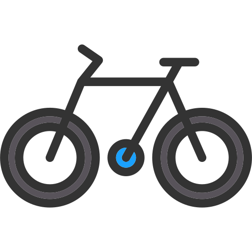 bicyclette Generic Outline Color Icône