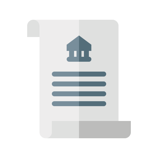 Bank Check Generic Flat icon