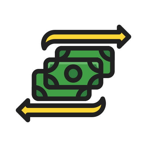 Money flow Generic Outline Color icon