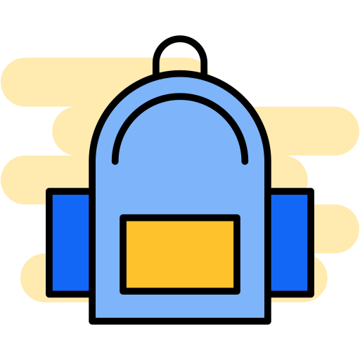 bolsa para la escuela Generic Rounded Shapes icono
