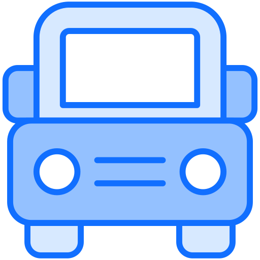 autobús escolar Generic Blue icono