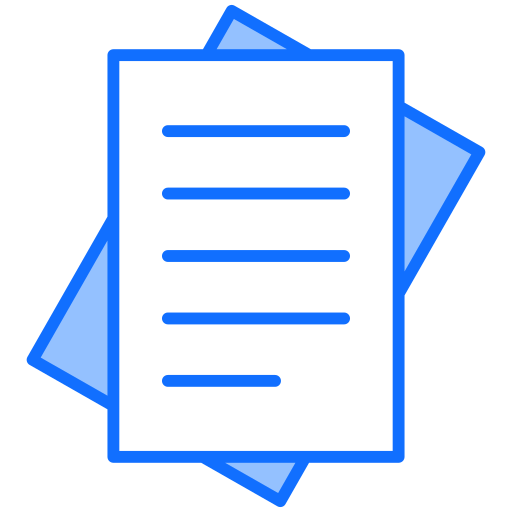 紙 Generic Blue icon