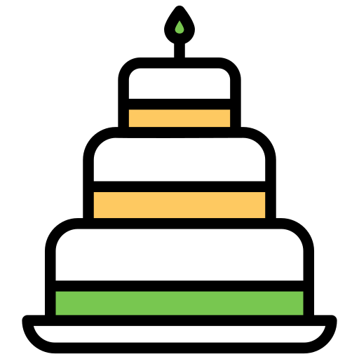 taart Generic Outline Color icoon