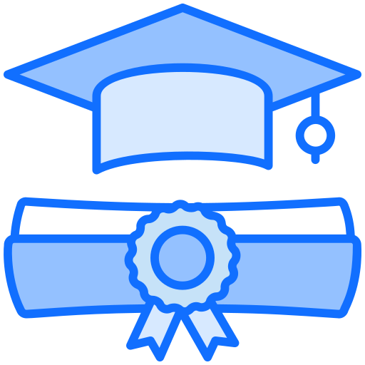 졸업하다 Generic Blue icon