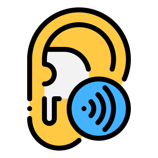 Hearing Generic Outline Color icon