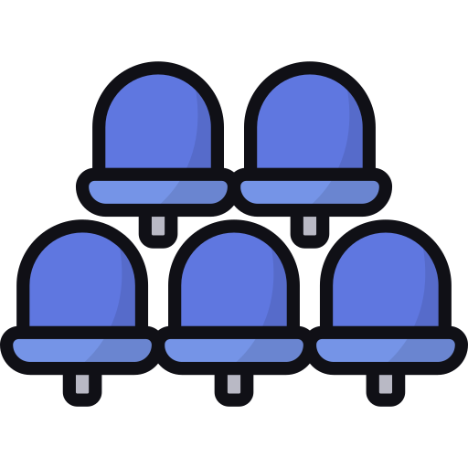 Chairs Generic Outline Color icon