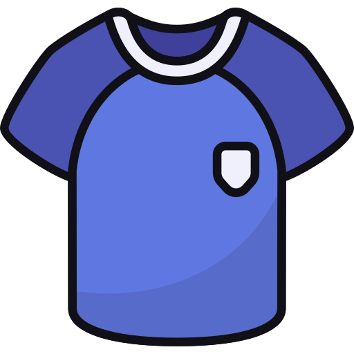 uniforme de football Generic Outline Color Icône