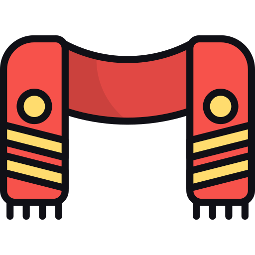 Scarf Generic Outline Color icon