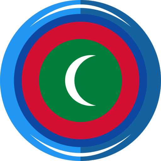 maldives Generic Flat Icône