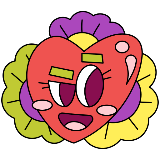 Flower Generic Outline Color icon