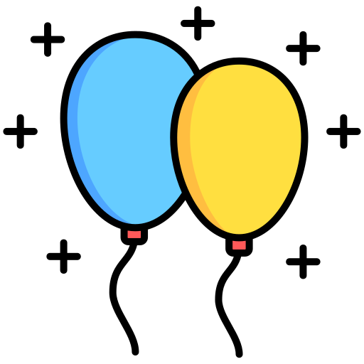balões Generic Outline Color Ícone