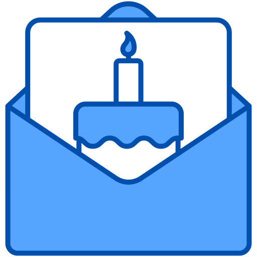 Invitation Generic Blue icon