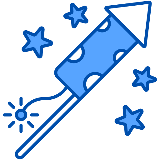 vuurwerk Generic Blue icoon