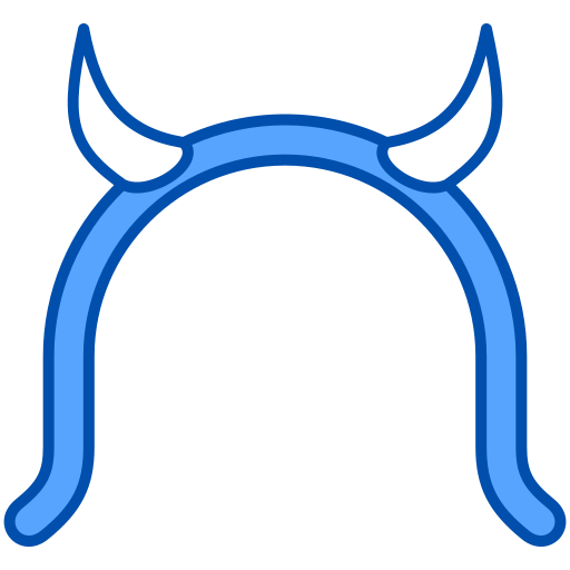 cuernos Generic Blue icono
