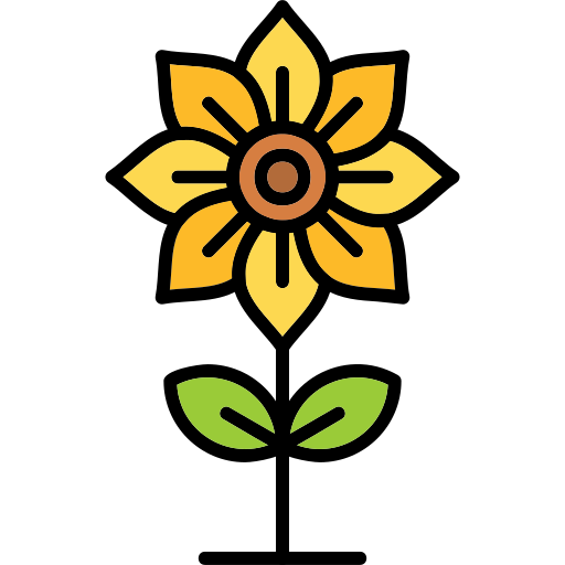 花 Generic Outline Color icon