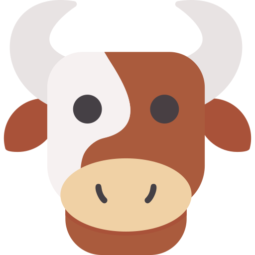 vaca Generic Flat icono