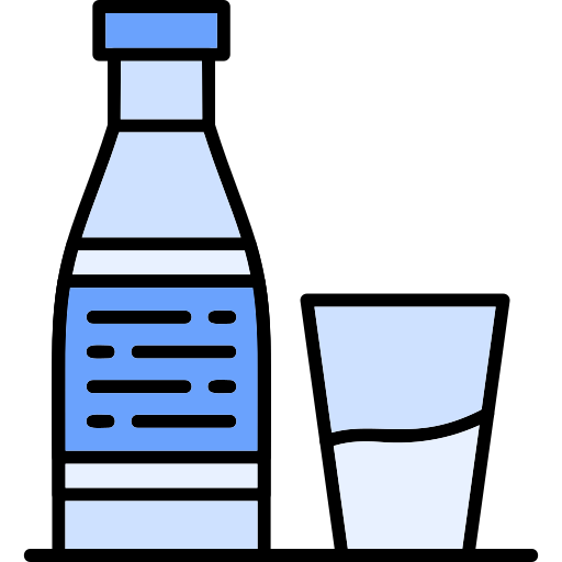 bouteille de lait Generic Outline Color Icône