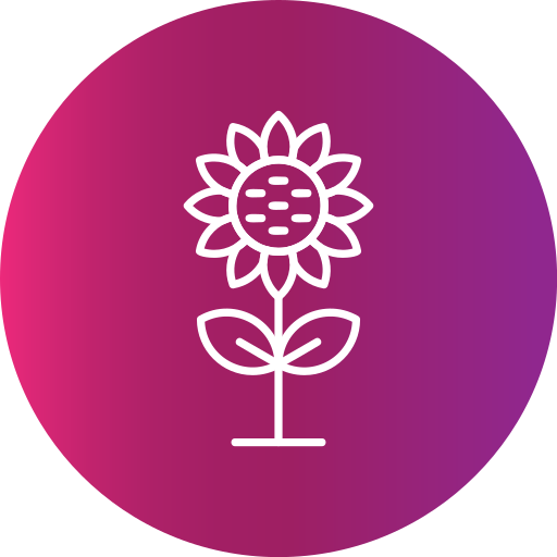 Sunflower Generic Flat Gradient icon