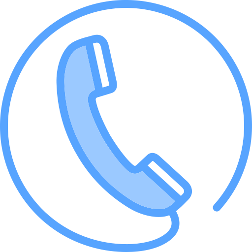telefonhörer Generic Blue icon
