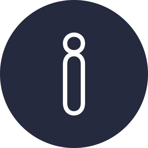 Letter i Generic Glyph icon