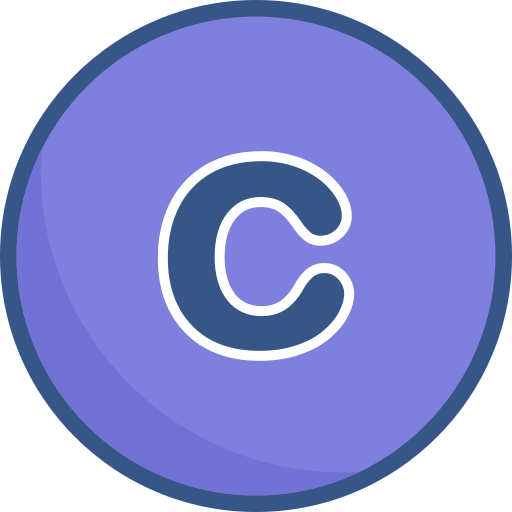 Letter C Generic Outline Color icon