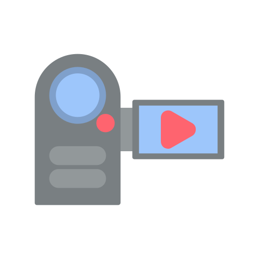 videokamera Generic Flat icon