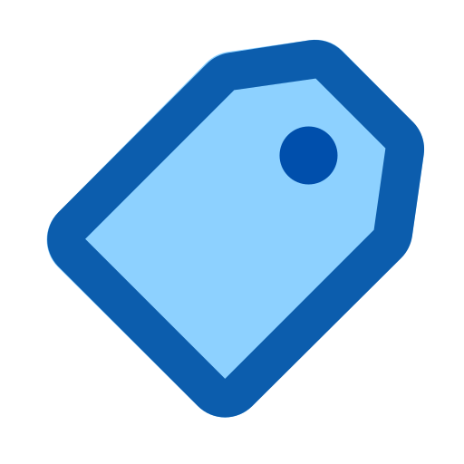 etikett Generic Blue icon