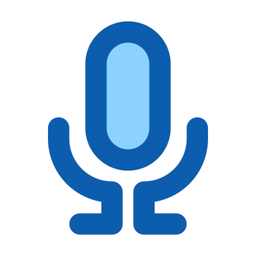 마이크로폰 Generic Blue icon