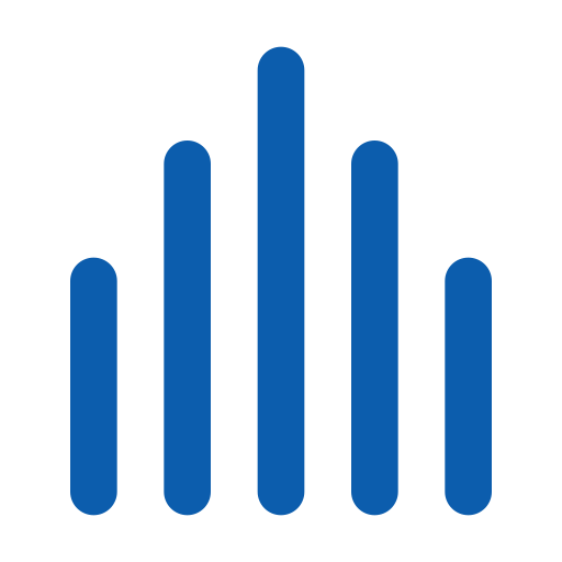 Graph Generic Blue icon