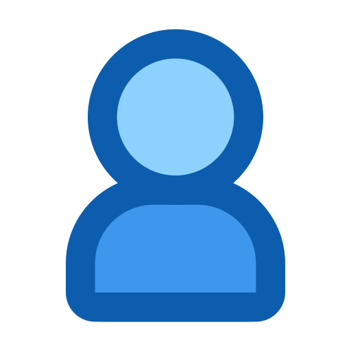 Account Generic Blue icon