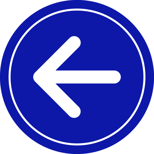 Backward Generic Blue icon
