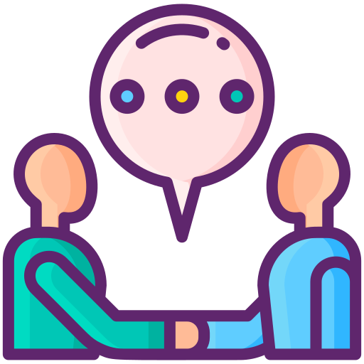 Negotiation Generic Outline Color icon