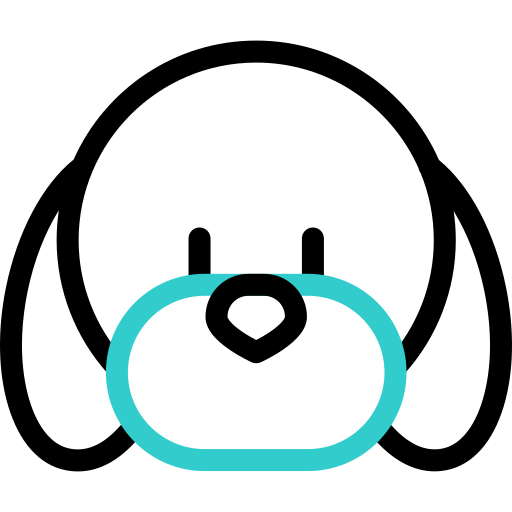 bichon frise Basic Accent Outline icona