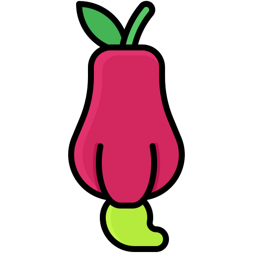 cashew appel Generic Outline Color icoon