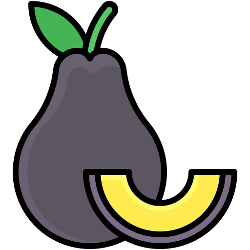 avocado Generic Outline Color icoon