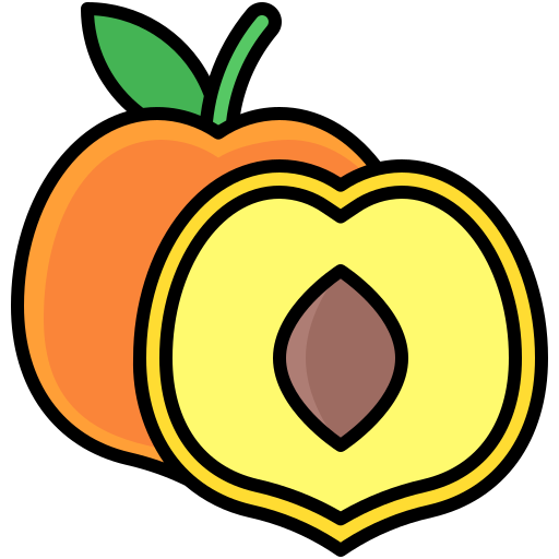 Nectarine Generic Outline Color icon