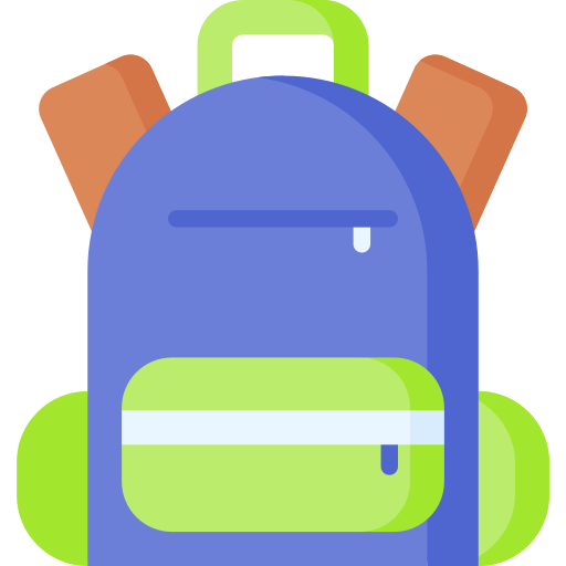 학교 가방 Special Flat icon