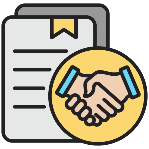 Agreement Generic Outline Color icon