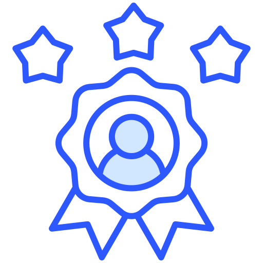 klantenbinding Generic Blue icoon