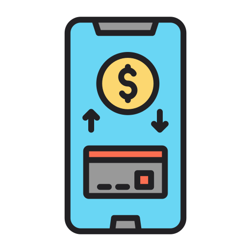 digitaal geld Generic Outline Color icoon