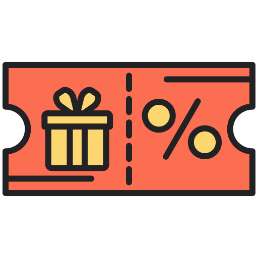 Coupon Generic Outline Color icon