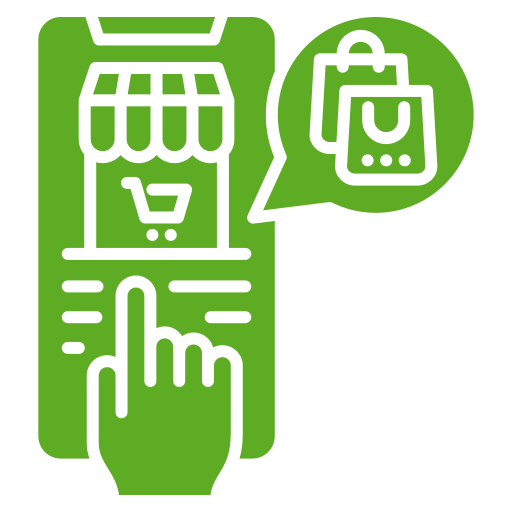 Online shopping Generic Simple Colors icon